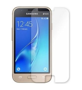 Samsung Galaxy J1 Mini Uyumlu Ekran Koruyucu Screen Protector Tempered Glass Kristal Netliğinde %100 HD Görüntü, Yüksek Kalite Kırılmaz Temperli Cam (Şeffaf)