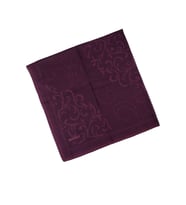 Mısırlı Eşarpları Pamuk Devore Etnik Desenli Eşarp (Bordo)