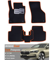 Skoda Super B (2024-2025) Uyumlu EVA Paspas Tam Set–Araca Özel,Su Geçirmez,Hızlı Montaj