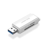 Ugreen USB 3.0 SD ve Micro SD Kart Okuyucu, Beyaz