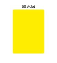 Fosforlu Fon Kartonu 50 Adet 50x70 Sarı