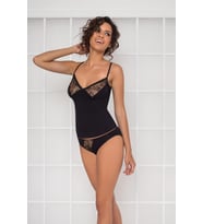 Kadın Dantelli Penye Atlet Külot / Kaşkorse Set