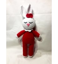 Amigurumi Oyuncak Uyku Tavşanı Sağlıklı Oyuncak El Örgüsü