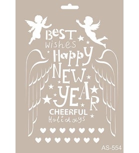 Cadence New Stencil Collection A4 AS-554 