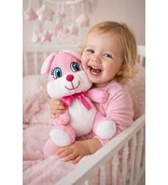 25 cm Peluş Tavşan – Yumuşak, Sevimli ve Dekoratif Hediye