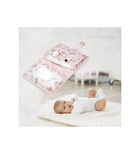 Baby Kullanımı Kolay Desenli Alt Bakım Çantası (pembe)