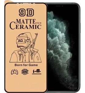 Apple Uyumlu   iPhone 11 Pro Max Ekran Koruyucu 9D Mat Seramik Nano Tam Kaplayan
