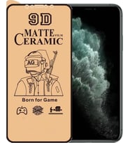Apple Uyumlu   iPhone 11 Pro Max Ekran Koruyucu 9D Mat Seramik Nano Tam Kaplayan