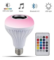 MOBGİFT Bluetooth Hoparlörlü Kumandalı Rgb Akıllı Led Ampul-16 Renk