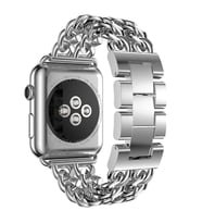 Apple Watch 38mm Cowboy Metal Kordon (Gümüş)