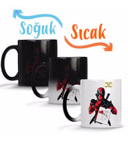 Deadpool Marvel Francis Sihirli Kupa Bardak Porselen