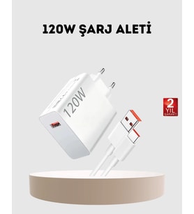 120W USB-C Şarj Adaptörü Süper Hızlı Şarj Güç Kaynağı Seti