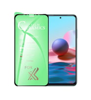 Logis Redmi Note 10 Pro 9D Seramik Tam Kaplayan Ekran Koruyucu Cam (Şeffaf)