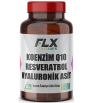 Coenzyme Q-10 200 MG Hyaluronik Asit Resveratrol 60 Tablet