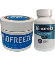 Biofreeze 150 Ml Sırt Bel Diz Dirsek Teskin Edici Masaj Kremi + Binareks Erkeklere 30 Lu Pırostat Ç