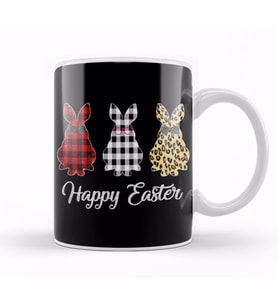 Happy Easter 02 Kupa Bardak Porselen