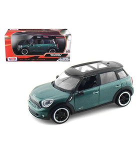 MotorMax Mini Cooper S Countryman 1/24 Yeşil Model Araba