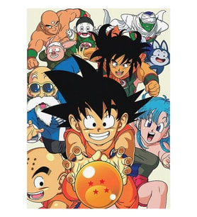 Dragon Ball Z Karakteri Goku Tablo Ahşap Poster Dekoratif