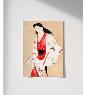 Çerçevesiz Poster Kimono'nun Hikayesi (Çok Renkli)