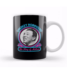 Smokey Robinson The King Of Motown Kupa Bardak Porselen