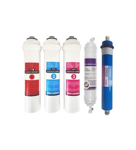 Ihlas Cebılon Unıque Su Arıtma Cihazı Uyumlu Tam Set (5 Filtre) (suzukı Technology Membranlı) (Gri-Buz)