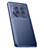 Realme 12 Pro Plus Kılıf Auto Focus Karbon Kapak - Lacivert