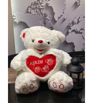 SAAY  Aşkım Kalpli  Peluş Ayıcık 60 cm
