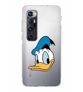 Xiaomi  Mi 10 Ultra  Kamera Korumalı Kapak Donald Duck Tasarımlı Şeffaf  Kılıf