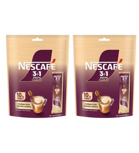 Nescafe Gold 3in1 Yogun İcim 17 gr 10 lu x 2 Adet