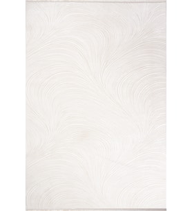 Hoom Rugs Aren 3303 Beyaz Modern Salon Halısı
