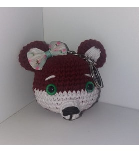 Maskot Ayıcık Amigurumi Anahtarlık Oyuncak