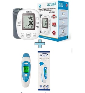 Ac-9080K Konuşan Koldan Tansiyon Aleti + Çanta+Pil Hediyeli Ac-9280 Kulaktan & Alından Ateş Ölçer