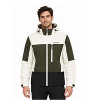 Skechers All Weather Urban Long Zip S2620044-0255 M Colorblock Fall Jacket Erkek Mont