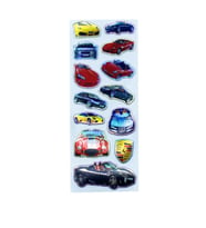 Sticker Kabartmalı Stiker Defter, Planlayıcı Etiket Araba (cb273) 16x7 cm