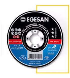 EGESAN 115*1 MM PRO İNOX KESME TAŞI 272581 (Karışık)