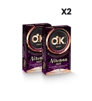 Okey Nirvana Hot Prezervatif 10'lu x2 Adet