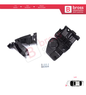 Peugeot 308 MK2 T9 2013-2021 4/5 Kapı 9807658080 İçin Sol Ön Far Ayak Tamir Seti