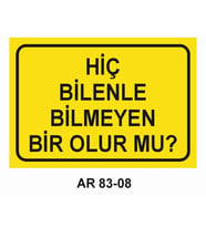 İŞ GÜVENLİĞİ UYARI LEVHASI 1 ADET PVC 21 X 29CM
