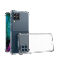 Coverzone Galaxy M33 ile uyumlu K?l?f Z-Nitro Anti Shock Silikon Kapak Kamera Korumal? Anti?ok Airbag K�?e Korumal? Silikon ?effaf K?l?f
