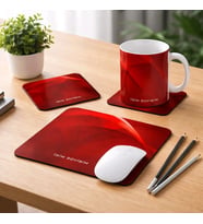Kişiye Özel Hediye Seti  Kupa Bardak + Mouse Pad + Bardak Altlığı (3’lü Set)