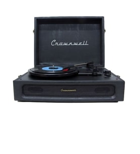 Nostaljik Özel  Casablanca Çantalı Pikap Bluetooth Kulaklı Hoparlör 33-45-78 lik taş ve plastik plak Çalar