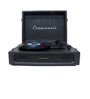 Nostaljik Özel  Casablanca Çantalı Pikap Bluetooth Kulaklı Hoparlör 33-45-78 lik taş ve plastik plak Çalar