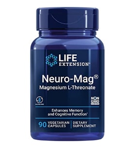 Life Extension Neuro-mag Magnesium L-threonate 90 Vegetarian Capsules