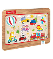 Ahşap Frame Puzzle Eğitici Set Taşıtlar (Karışık)
