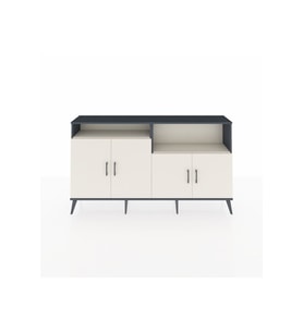 Arges Konsol 4 Raflı 4 Kapaklı 176x30x99 Antrasit-Aytaşı
