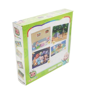 Laço Kids Cocomelon 4 in 1 Puzzle CO7898, Çocuklar İçin Eğlenceli Puzzle