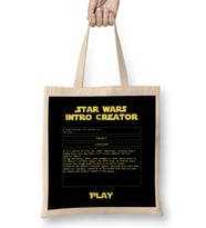 Star Wars Opening Crawl 05 Bez Çanta Uzun Saplı