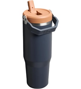 Stanley Iceflow Flip Straw Tumbler Pipetli Termos Bardak, Lacivert (Twilight), 0.89 Litre