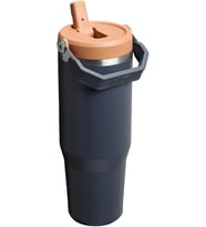 Stanley Iceflow Flip Straw Tumbler Pipetli Termos Bardak, Lacivert (Twilight), 0.89 Litre