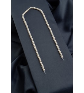 İnci Küre Kesim 4mm Doğal Taş Dizi [AB+]